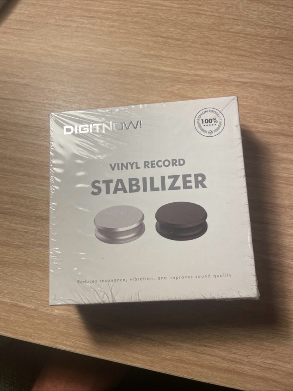 Silver Vinyl Record Stabilizer